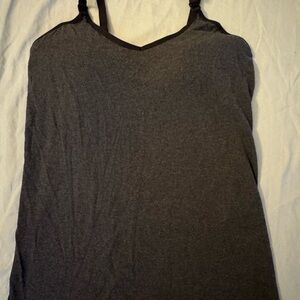 Gray Women's Nursing Tank